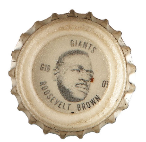 65C 1965 Coke Bottle Caps G1 Roosevelt Brown